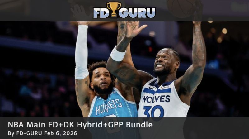 Image for the Tweet beginning: NBA for the main slate