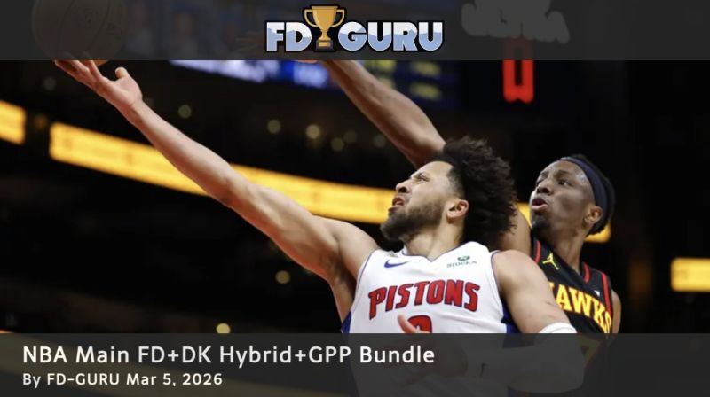 Image for the Tweet beginning: NBA for the main slate